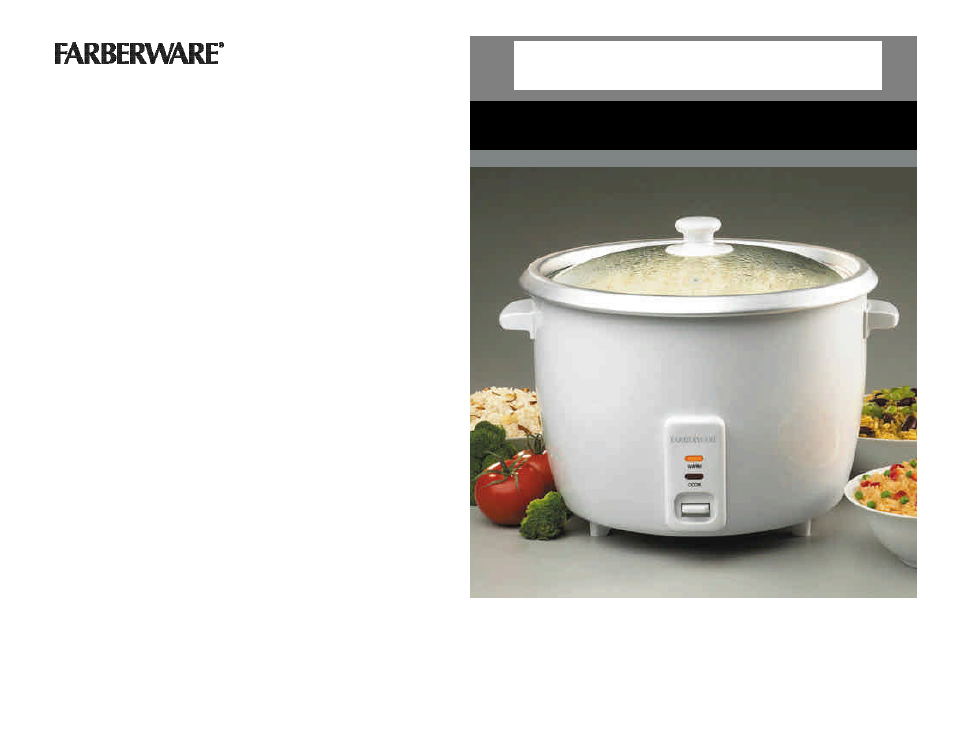 FARBERWARE AUTOMATIC RICE COOKER FSRC140 User Manual | 20 pages