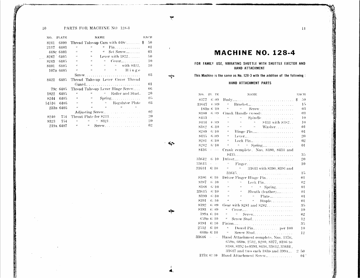 Machine no. 128-4 | SINGER 128-4 User Manual | Page 5 / 25