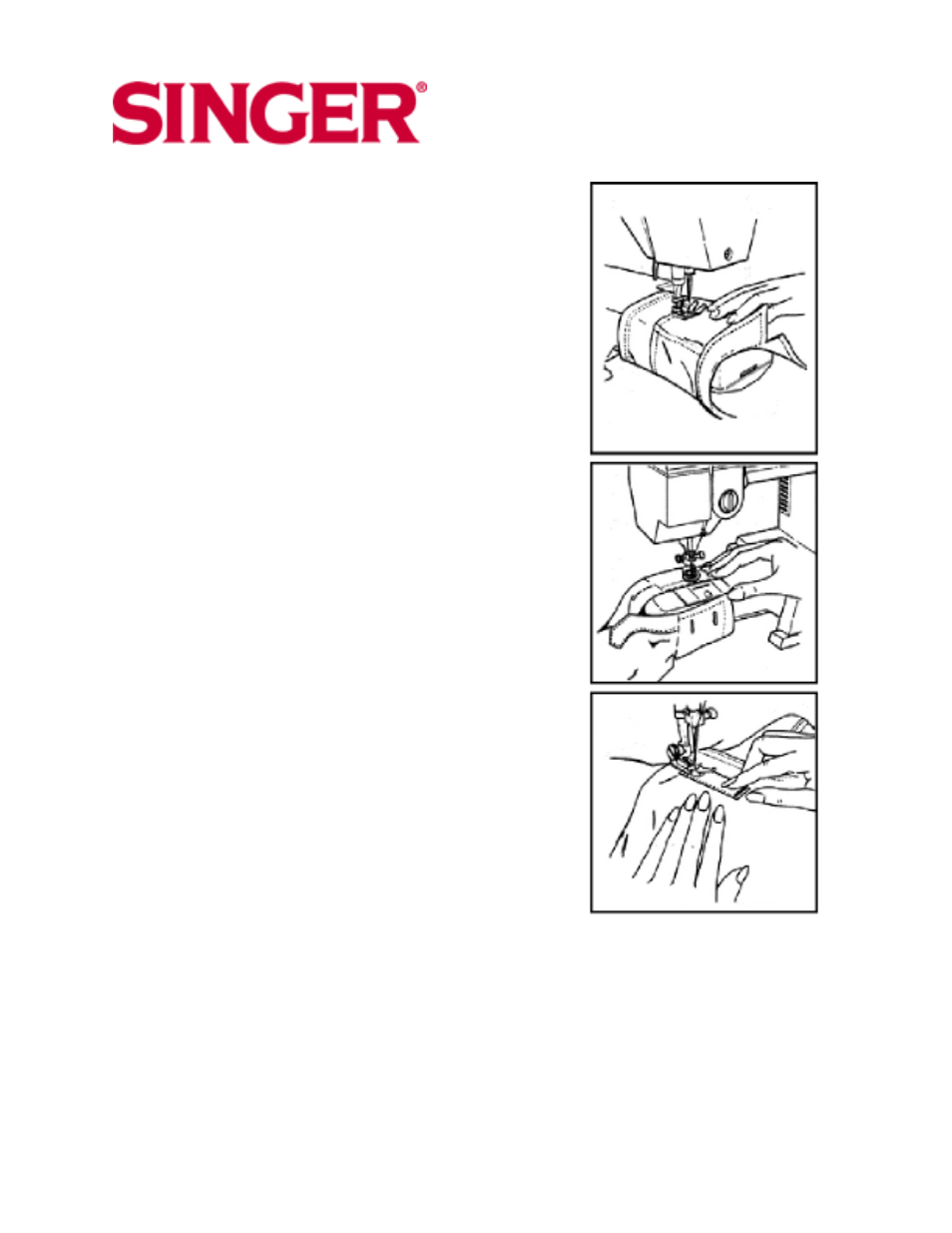 Free-arm sewing | SINGER 10 User Manual | Page 38 / 47