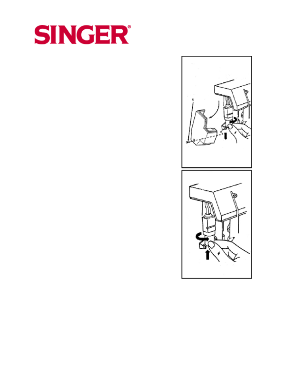 Changing the light bulb | SINGER 10 User Manual | Page 42 / 47