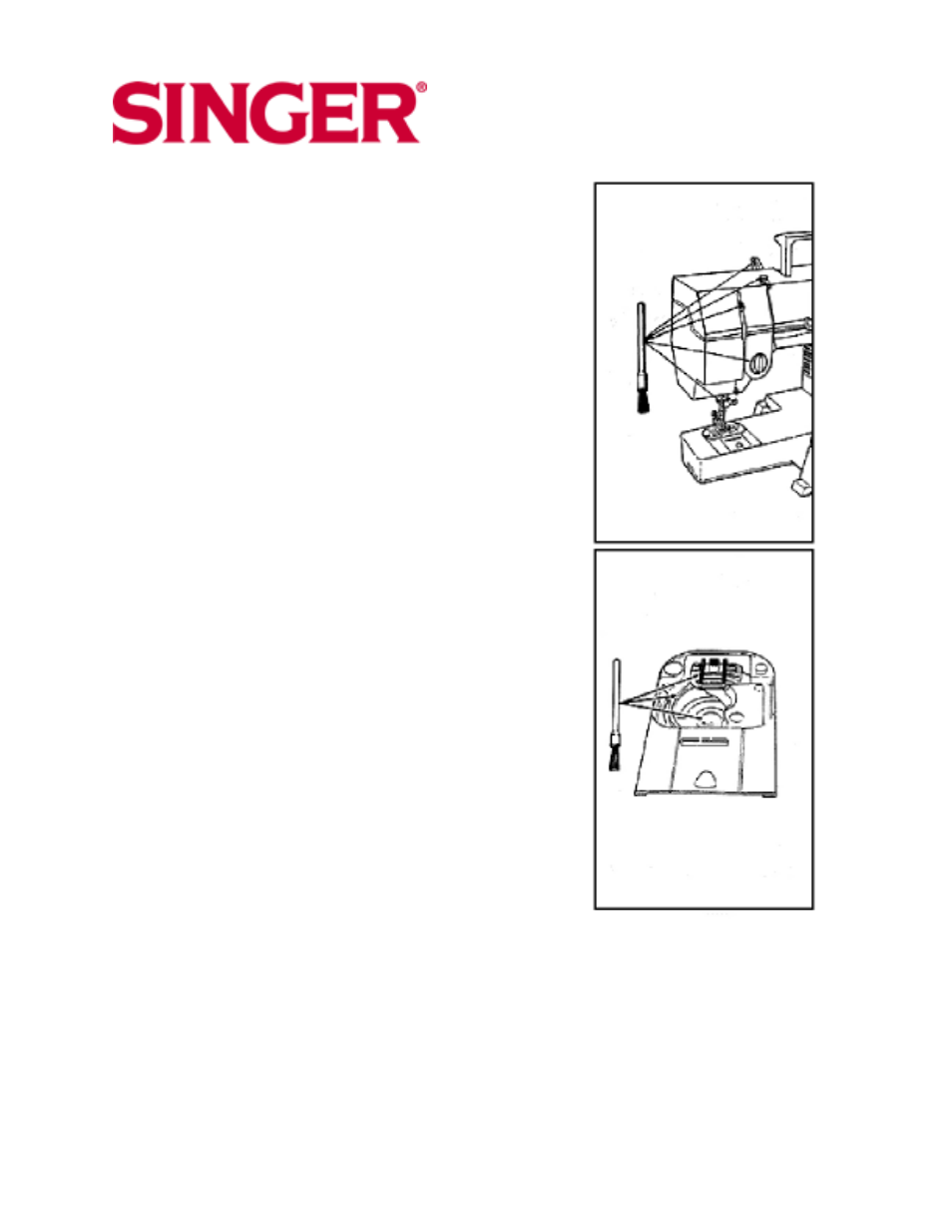 Cleaning the machine | SINGER 10 User Manual | Page 43 / 47