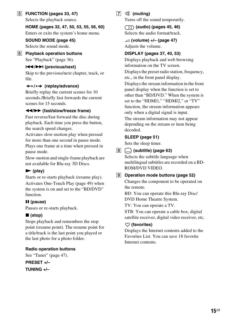 Sony BDV-L800 User Manual | Page 15 / 84