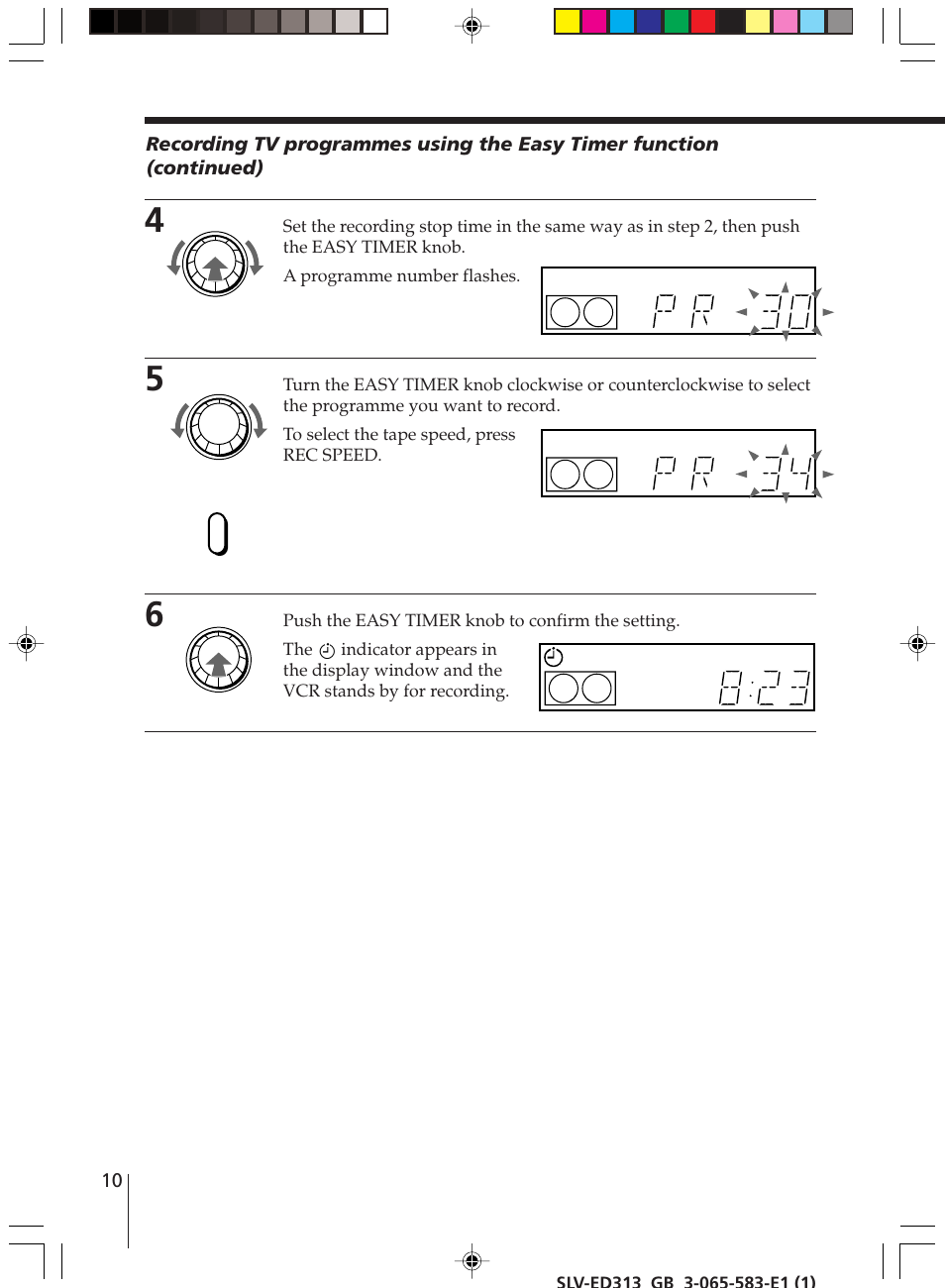 Sony SLV-ED313 User Manual | Page 10 / 20