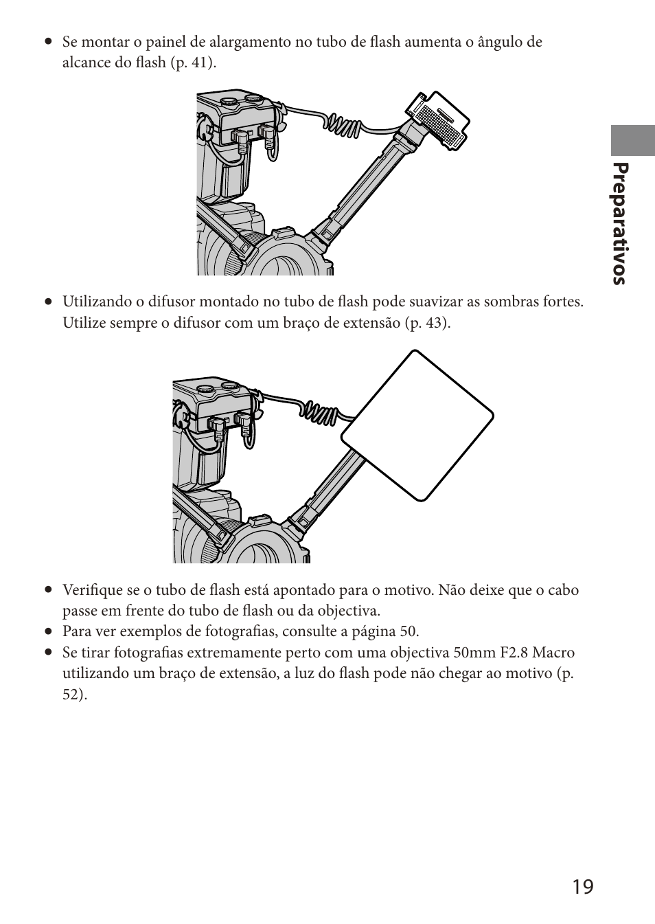 1 pr epar ativ os | Sony HVL-MT24AM User Manual | Page 79 / 295