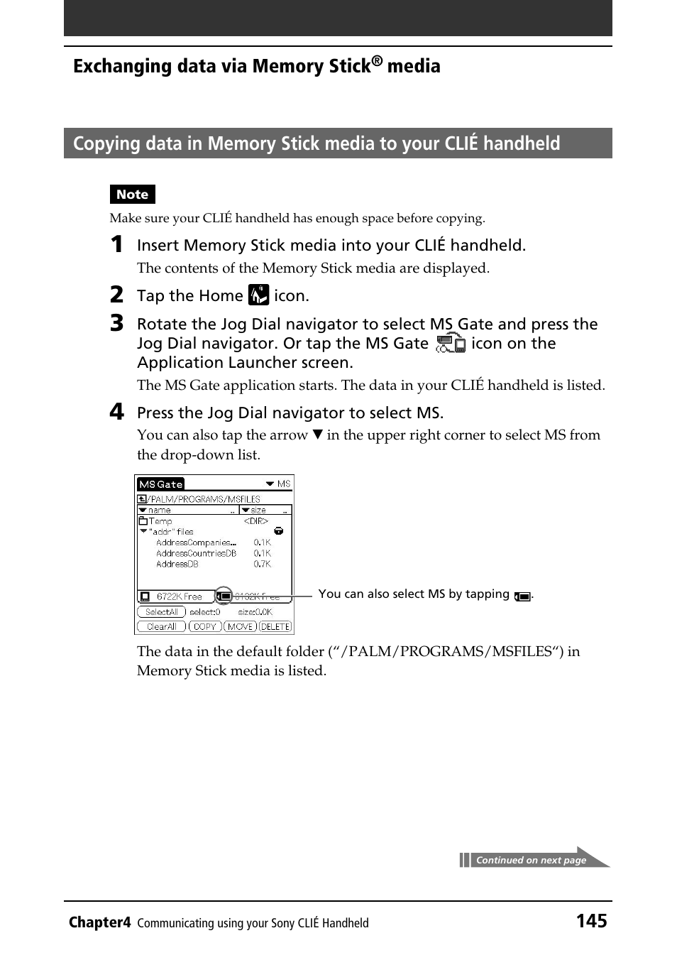 Sony PEG-T415G User Manual | Page 145 / 220