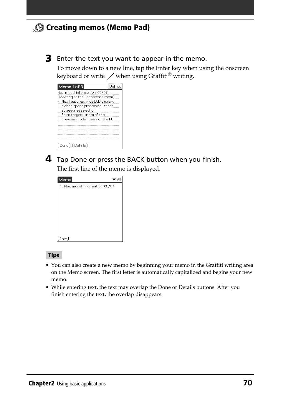 Sony PEG-T415G User Manual | Page 70 / 220