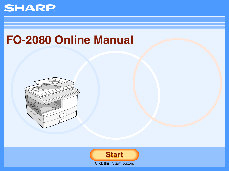 Sony FO-2080 User Manual | 41 pages
