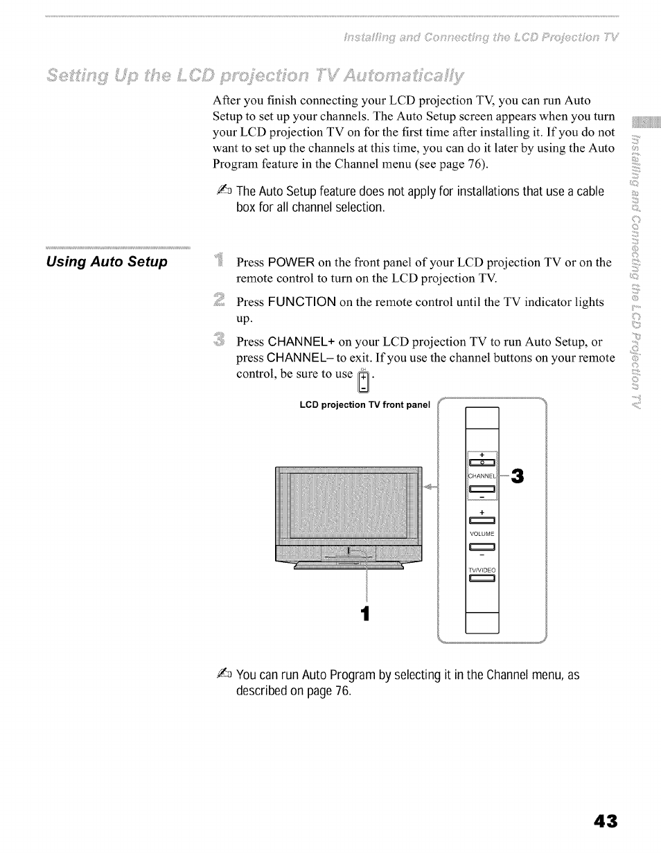 Serffvfii rna £,c:d | Sony KFO50WE610 User Manual | Page 43 / 104