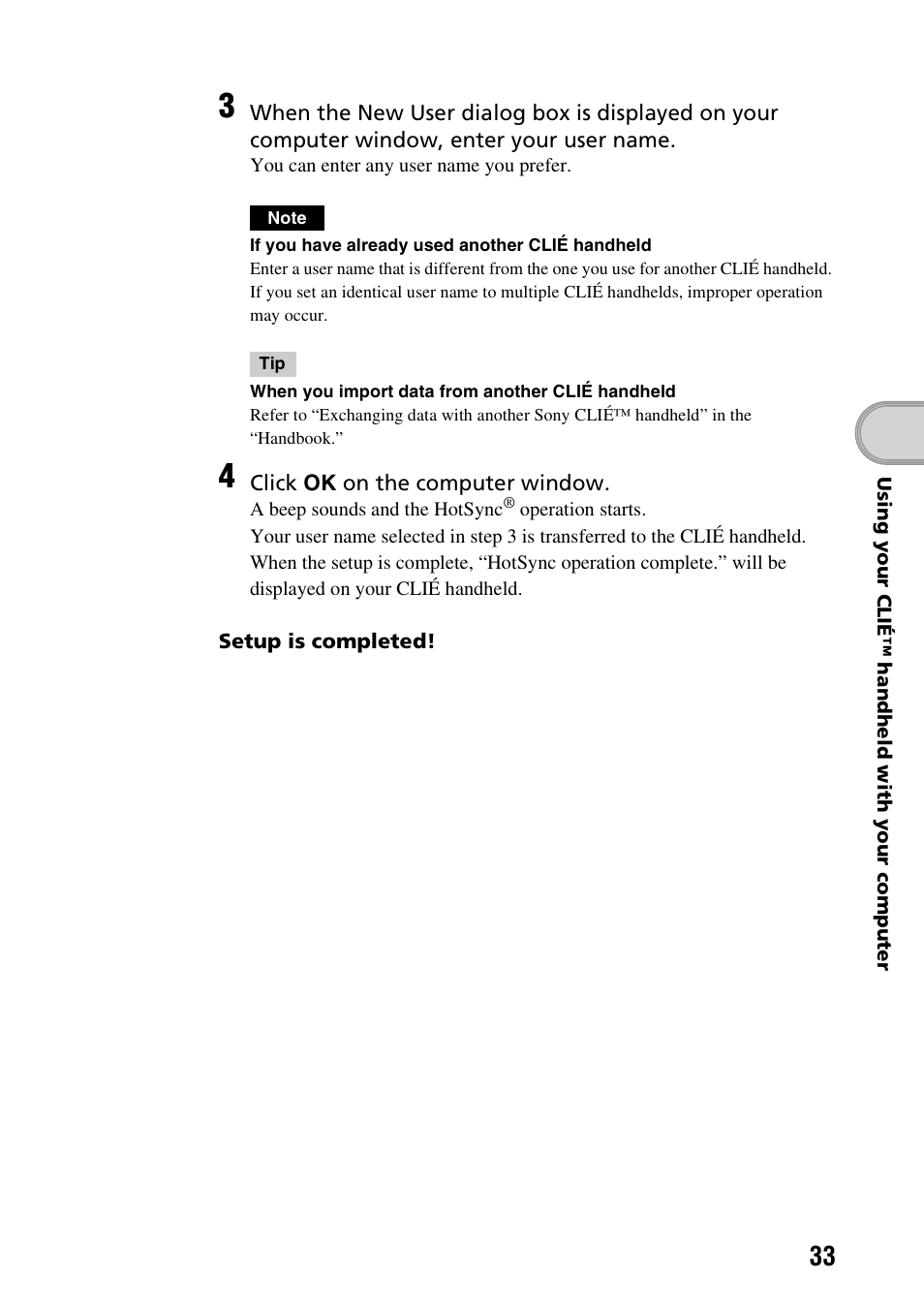Sony PEG-TG50 User Manual | Page 33 / 100