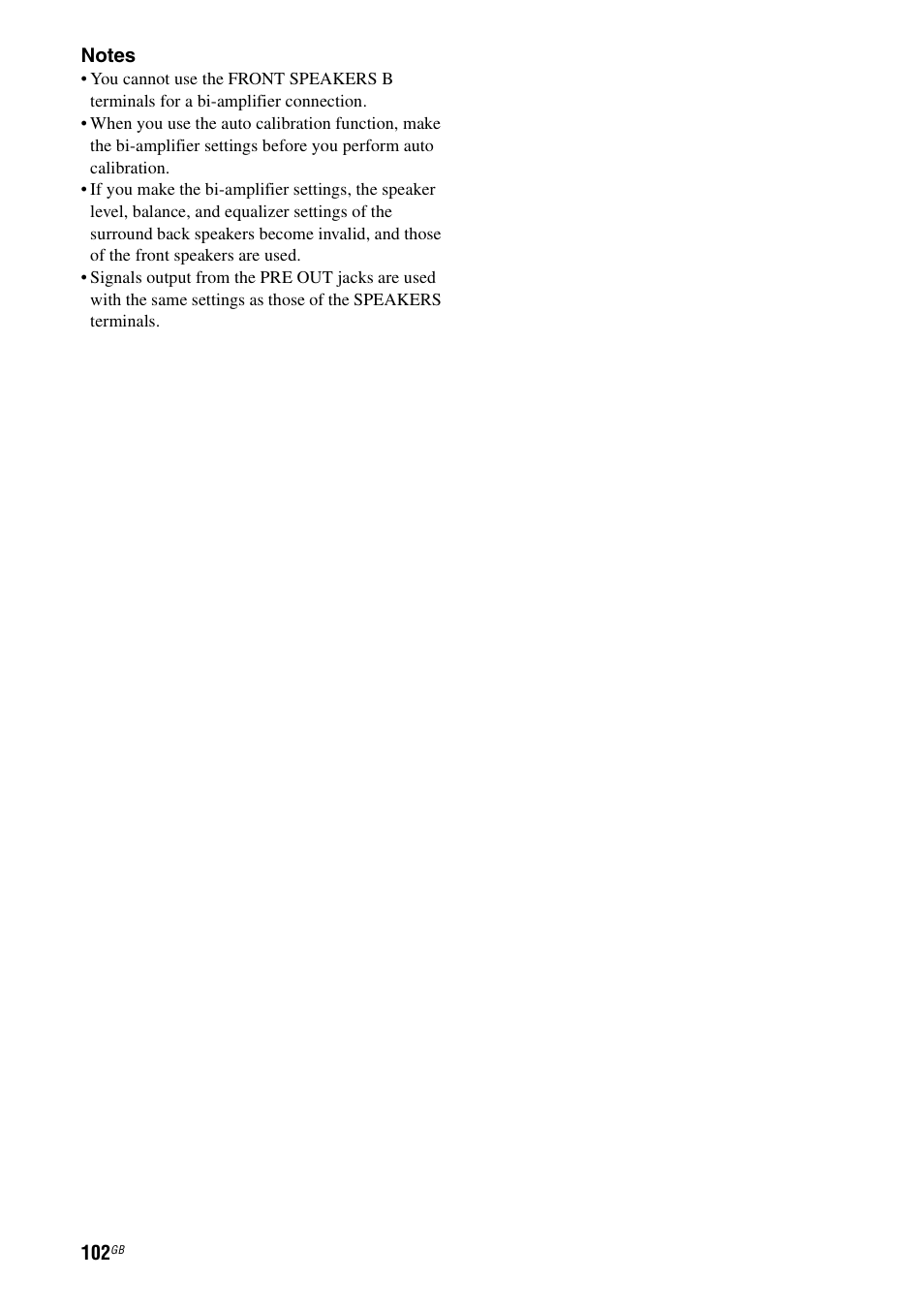 Sony STR-DG1000 User Manual | Page 102 / 123