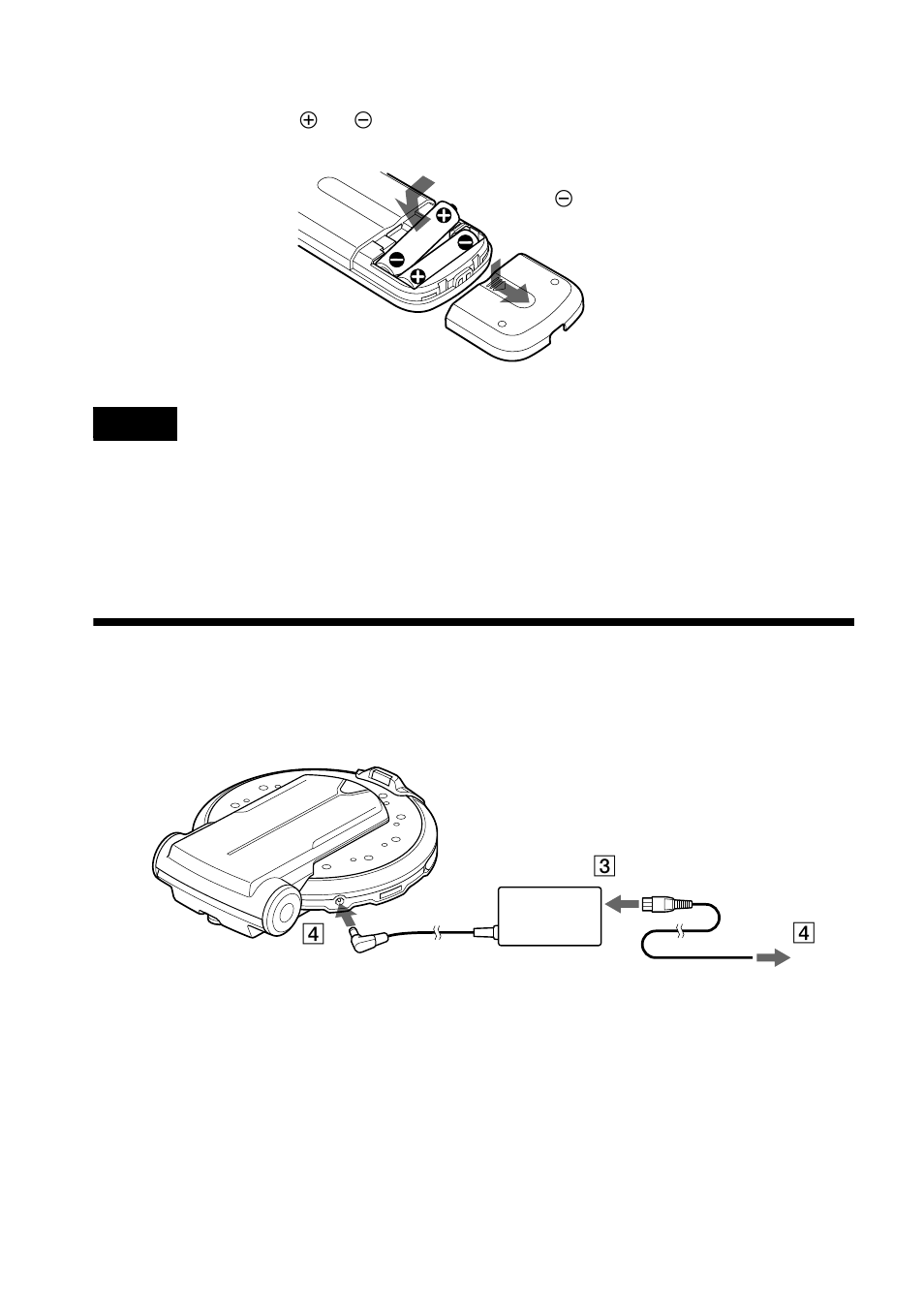 Step 2: charging the rechargeable battery, R) (18 | Sony D-VM1 User Manual | Page 18 / 80