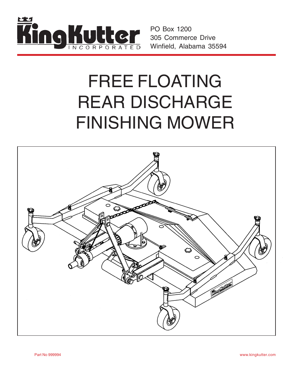 King Kutter Free Floating User Manual | 44 pages