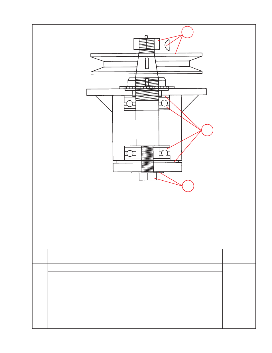 Blade spindle unit | King Kutter XB User Manual | Page 17 / 20