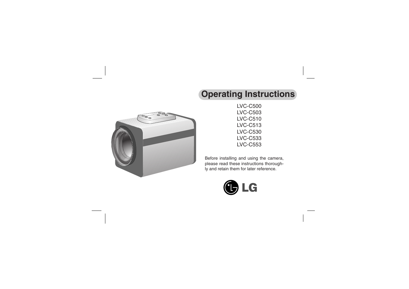 LG LVC-C530 User Manual | 72 pages