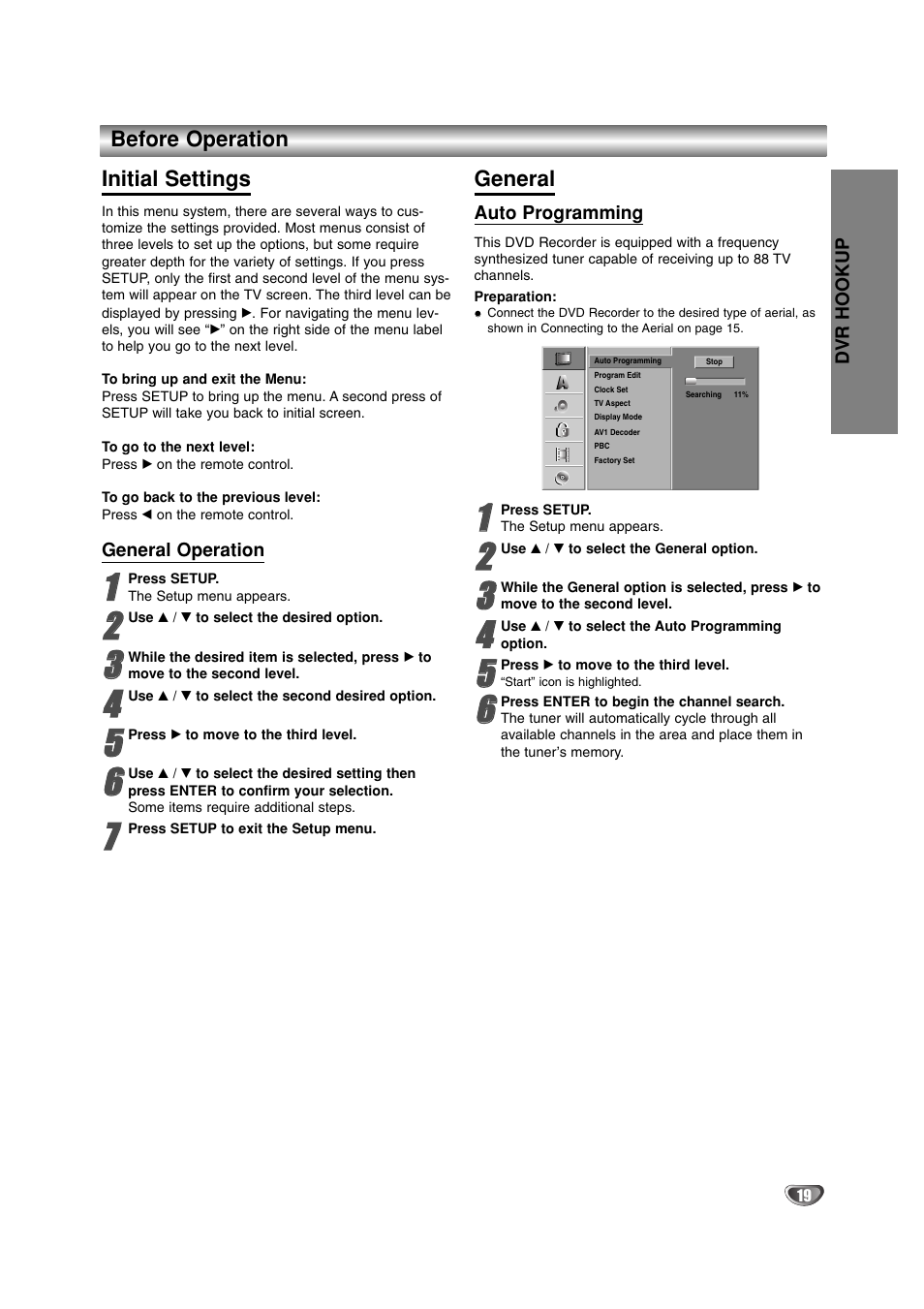 LG DR4912 User Manual | Page 19 / 64