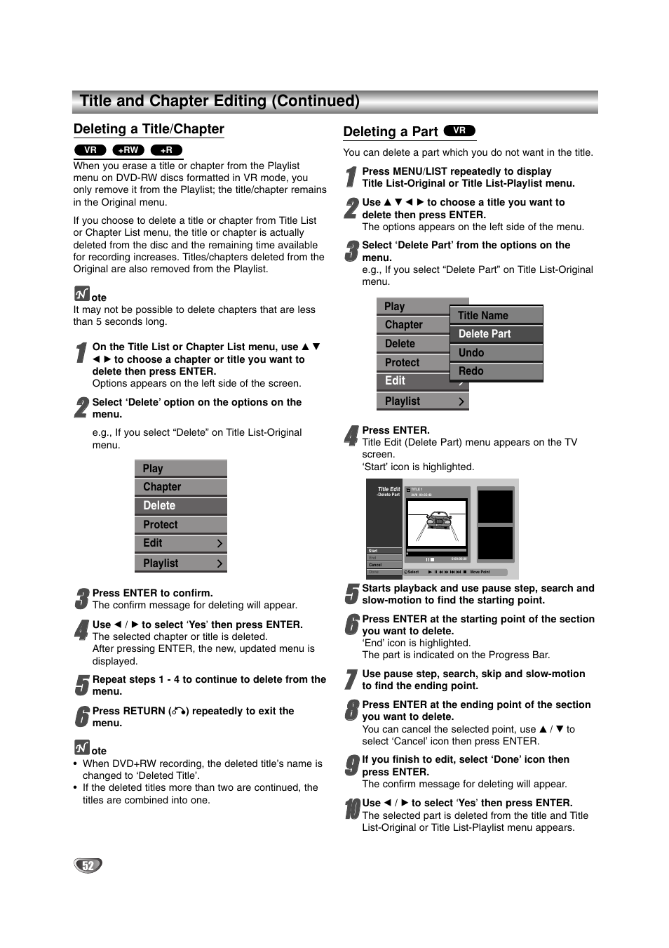 LG DR4912 User Manual | Page 52 / 64