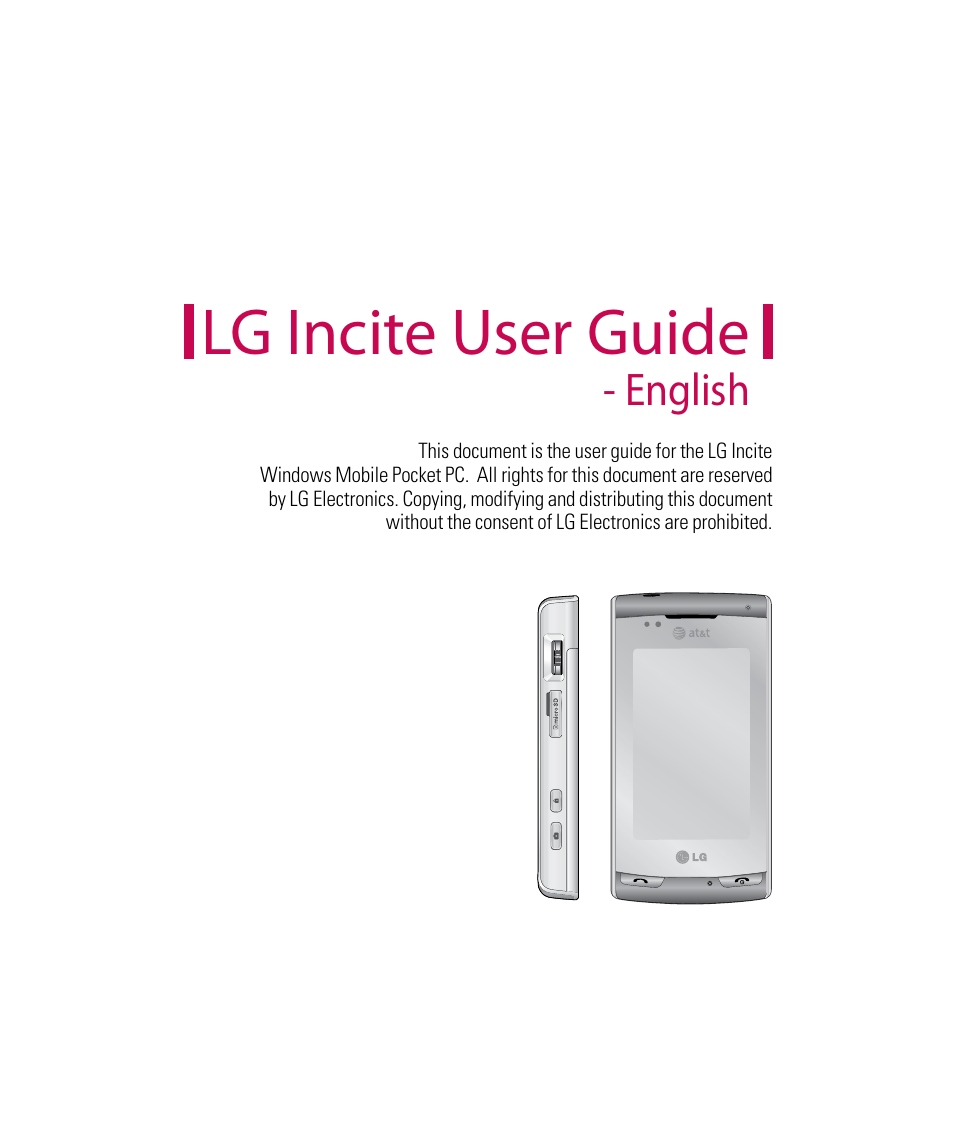 LG PDA User Manual | 195 pages