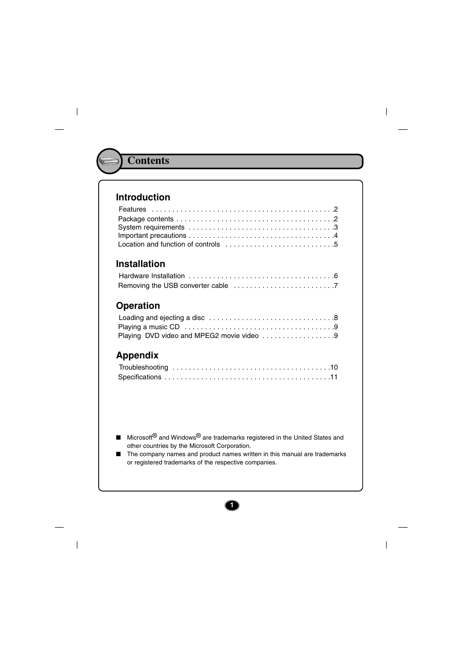 LG GSA-5120D User Manual | Page 4 / 15