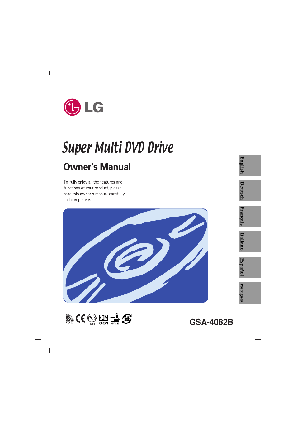 LG GSA-4082B User Manual | 14 pages