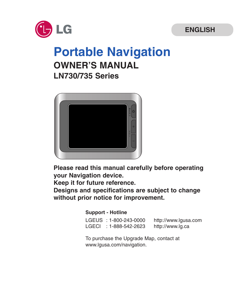 LG LN735 Series User Manual | 76 pages