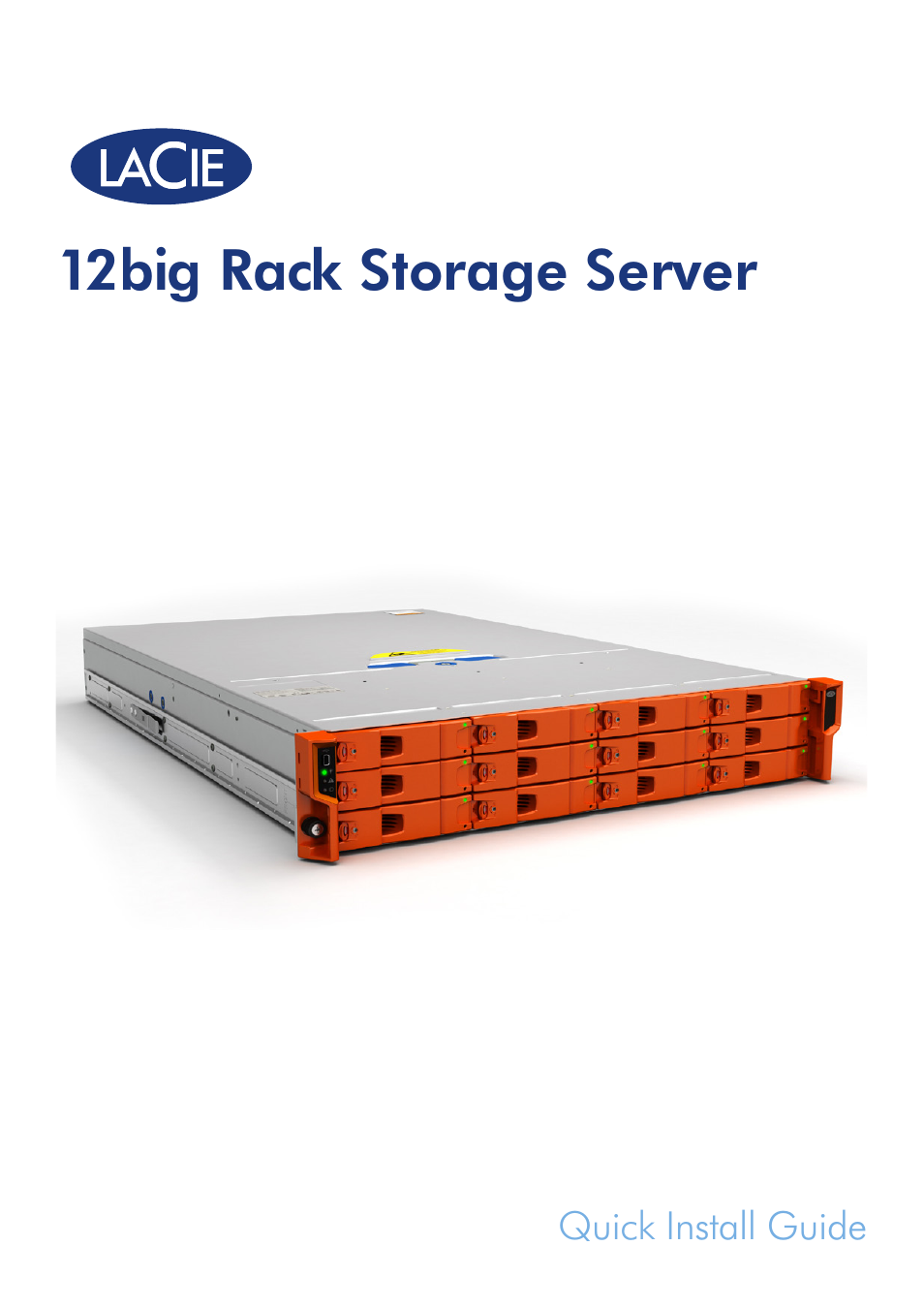LaCie 12big Rack Storage Server User Manual | 11 pages