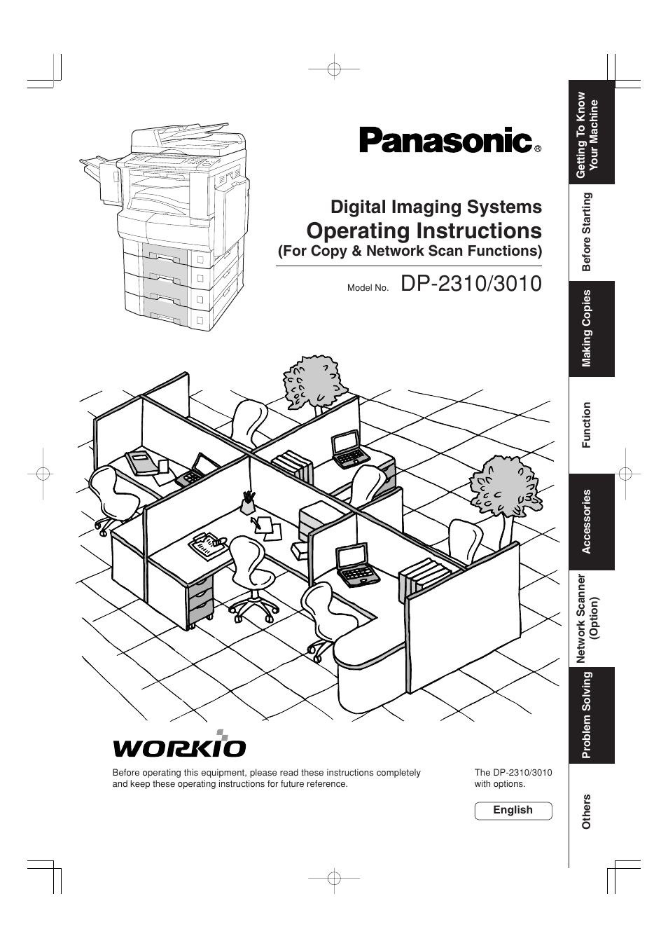 Panasonic DP-2310 User Manual | 80 pages