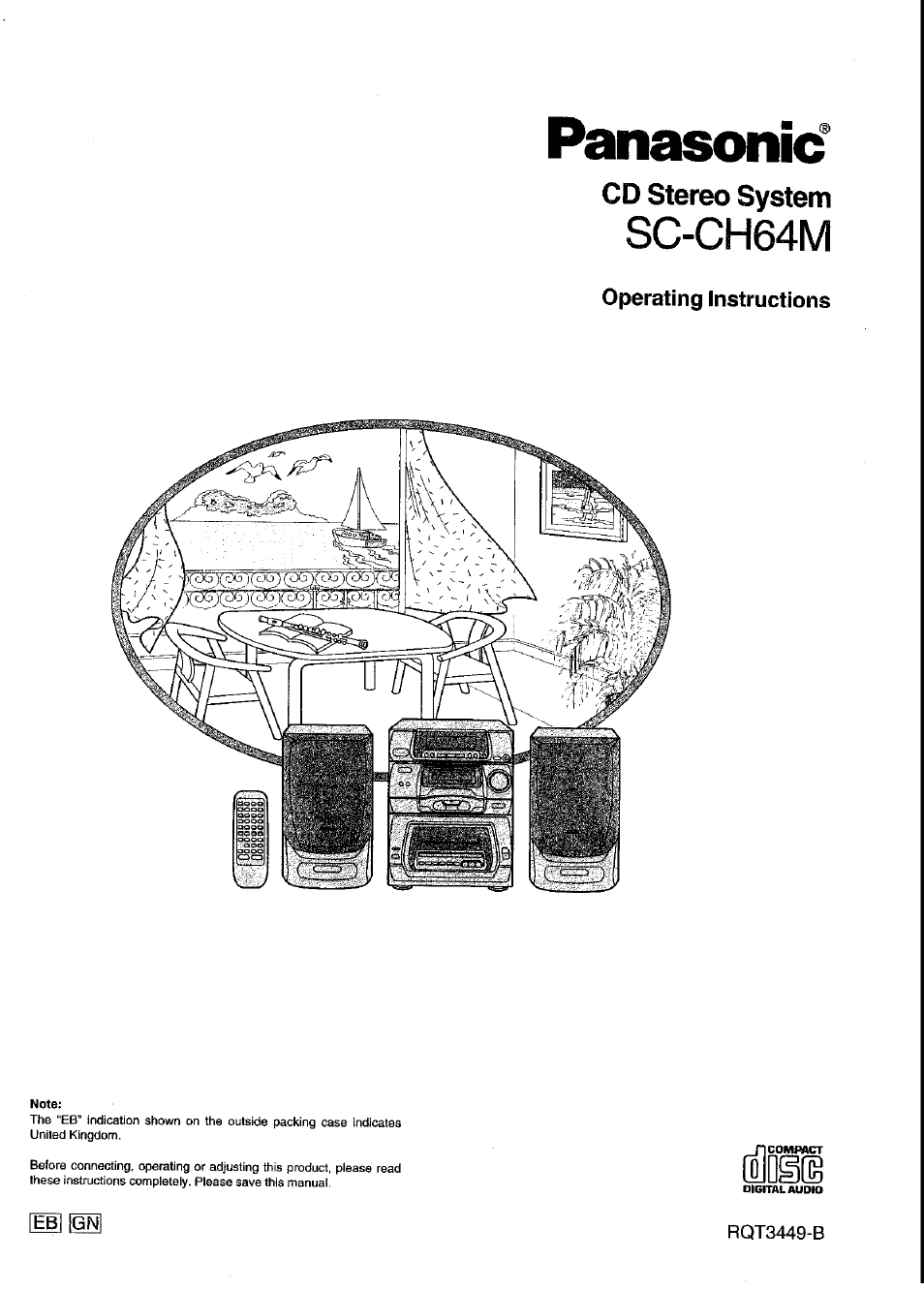 Panasonic SC-CH64M User Manual | 44 pages