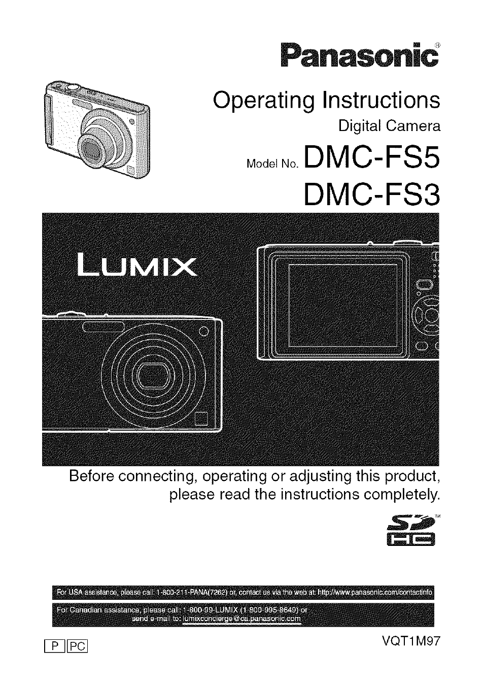 Panasonic DMC-FS5 User Manual | 120 pages