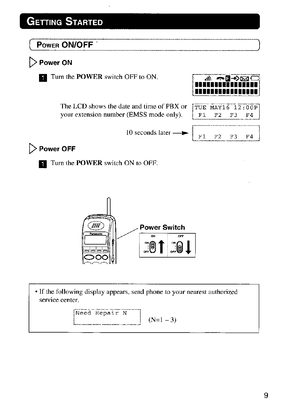N=1 -3) | Panasonic KX-T7885 User Manual | Page 9 / 48