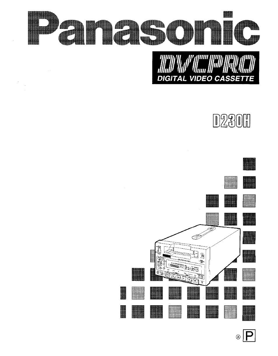 Panasonic AJ-D230HP User Manual | 39 pages