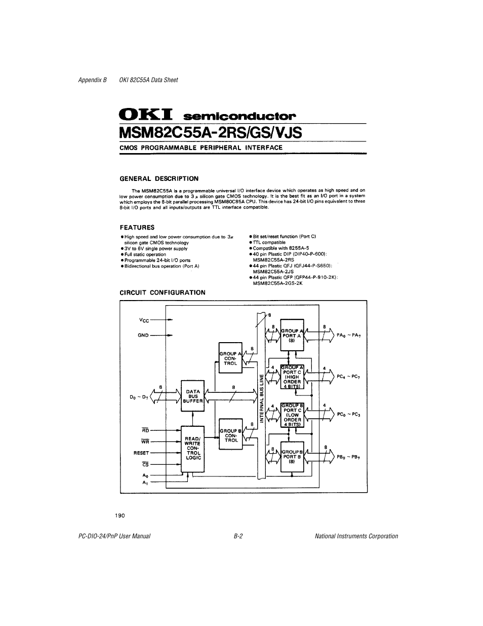 National Instruments PC-DIO-24/PnP User Manual | Page 45 / 107