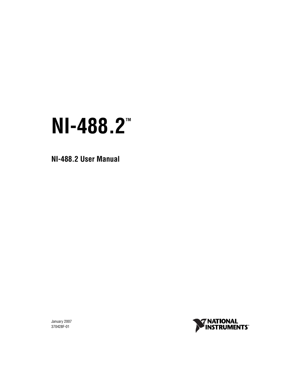 National Instruments NI-488.2 User Manual | 134 pages