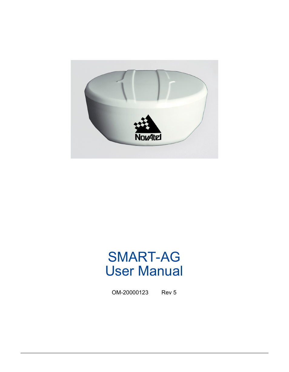 Novatel GNSS Receiver and Antenna SMART-AG User Manual | 92 pages
