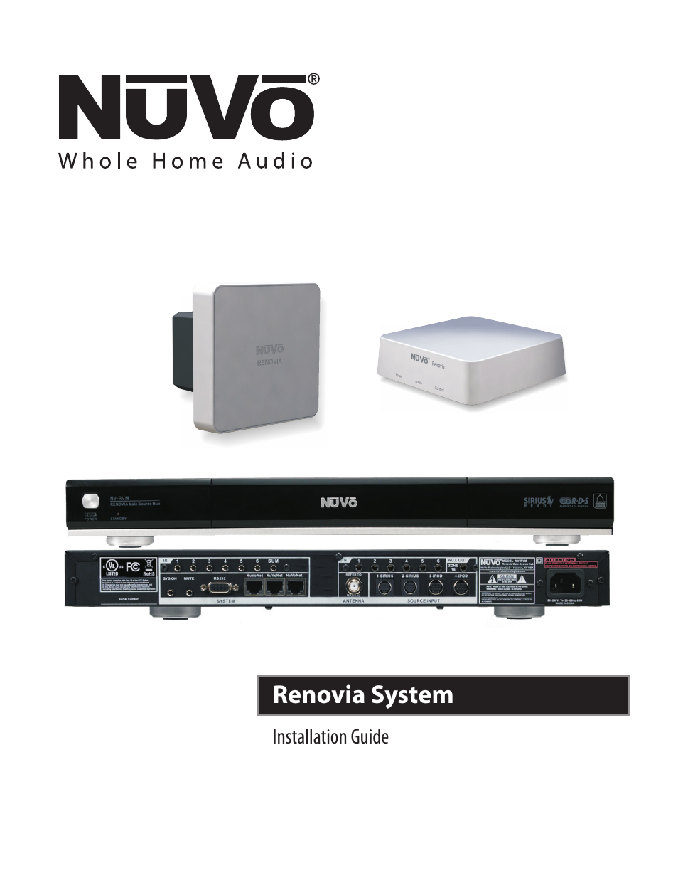 Nuvo Stereo System User Manual | 64 pages