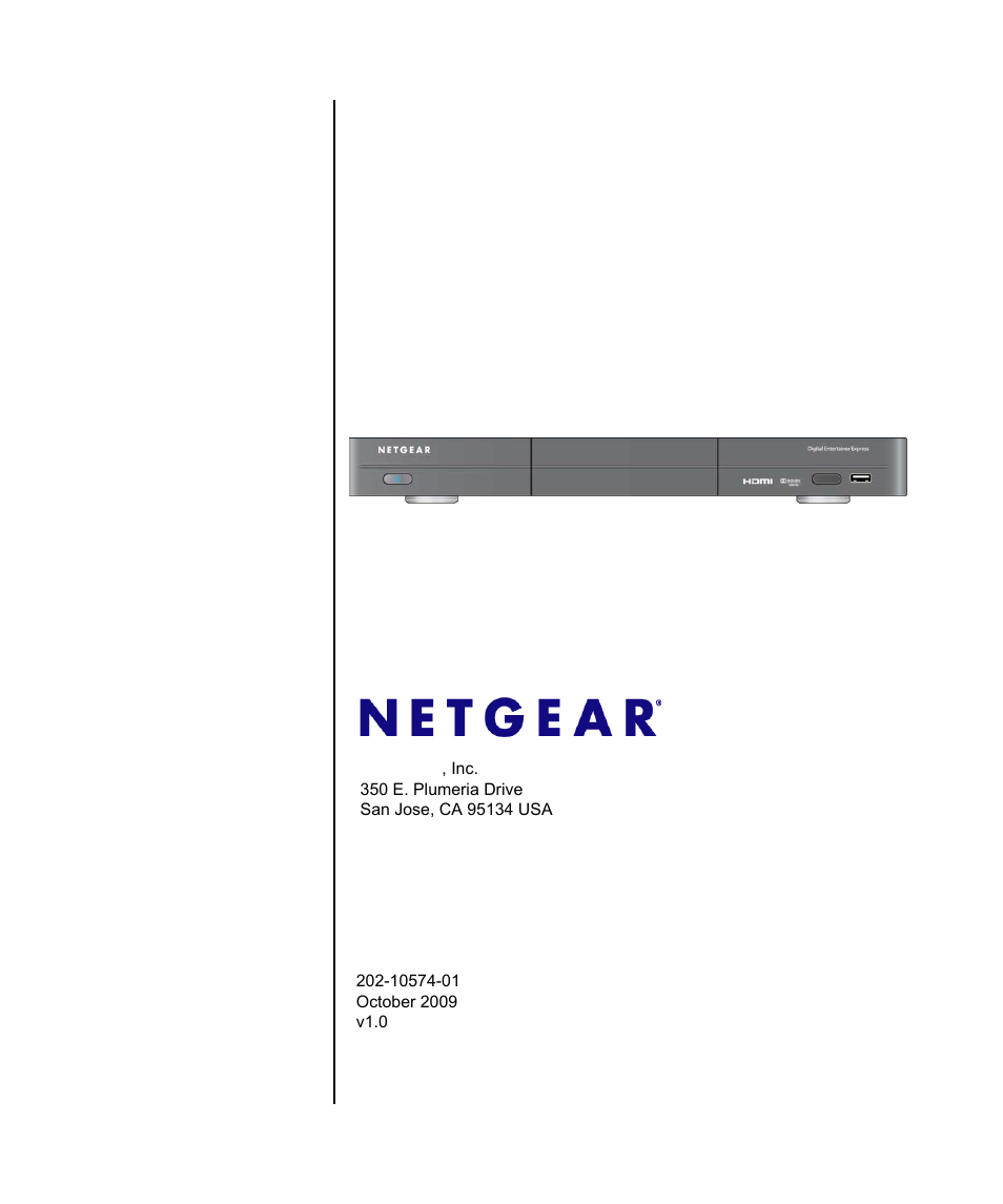 NETGEAR EXPRESS EVA9100 User Manual | 95 pages