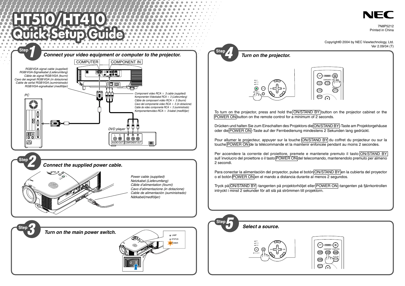 Nikon HT510 User Manual | 2 pages