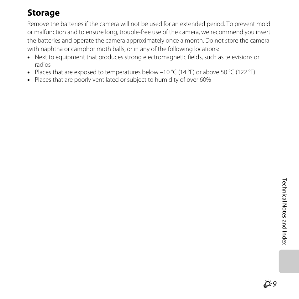 Storage | Nikon Coolpix S30 User Manual | Page 173 / 194