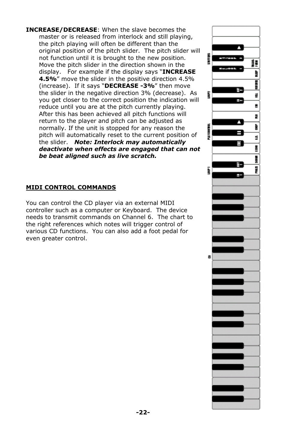 Numark Industries AXIS 9 User Manual | Page 34 / 36