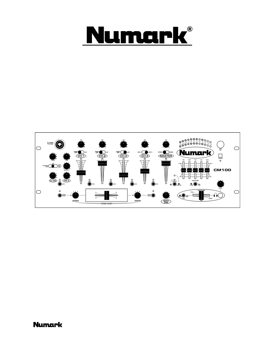 Numark Industries CM-100 User Manual | 12 pages