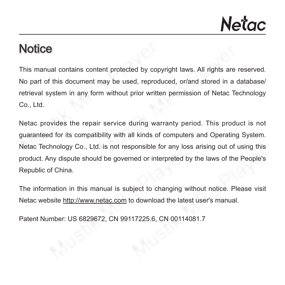 Netac Tech A150 User Manual | 20 pages