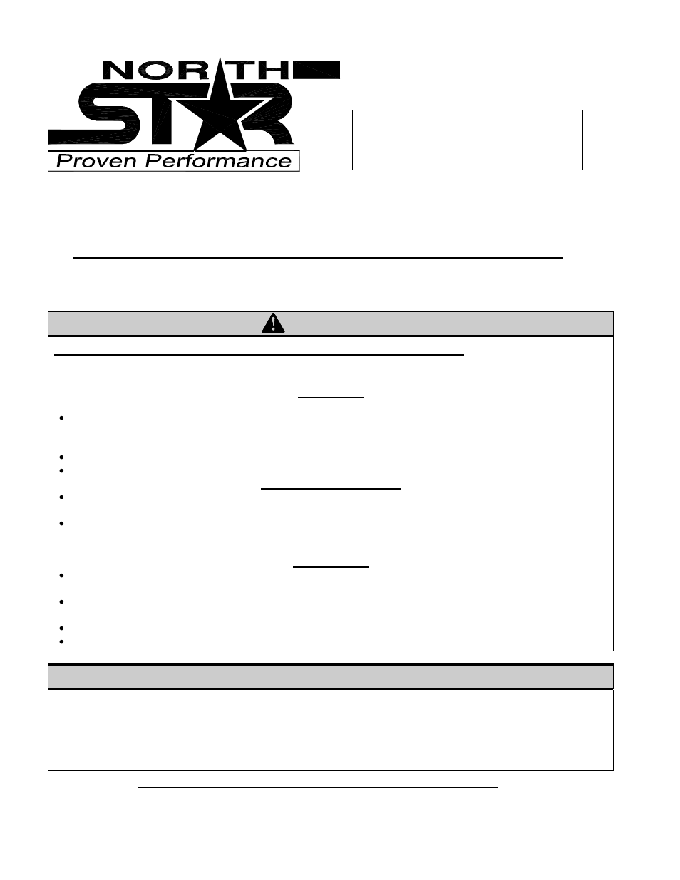 North Star M165938N User Manual | 48 pages