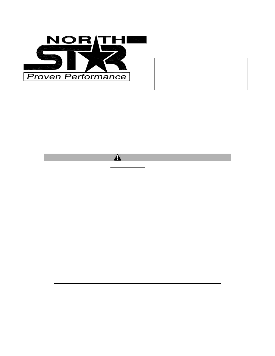North Star M268175D User Manual | 16 pages