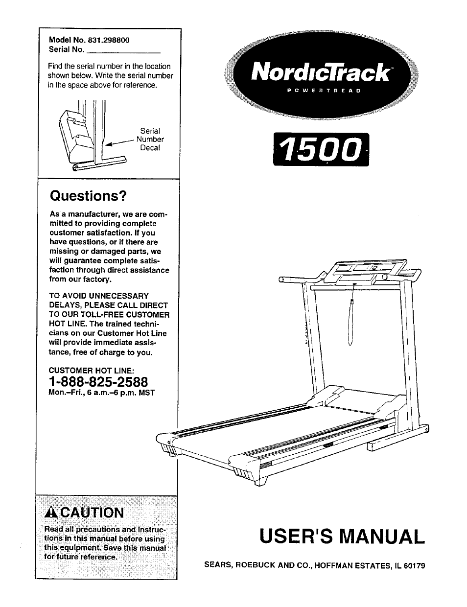 NordicTrack 831.2988 User Manual | 26 pages