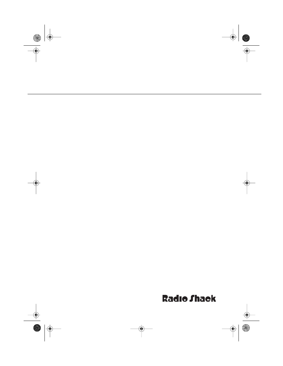 Radio Shack TFX-1032 User Manual | 36 pages