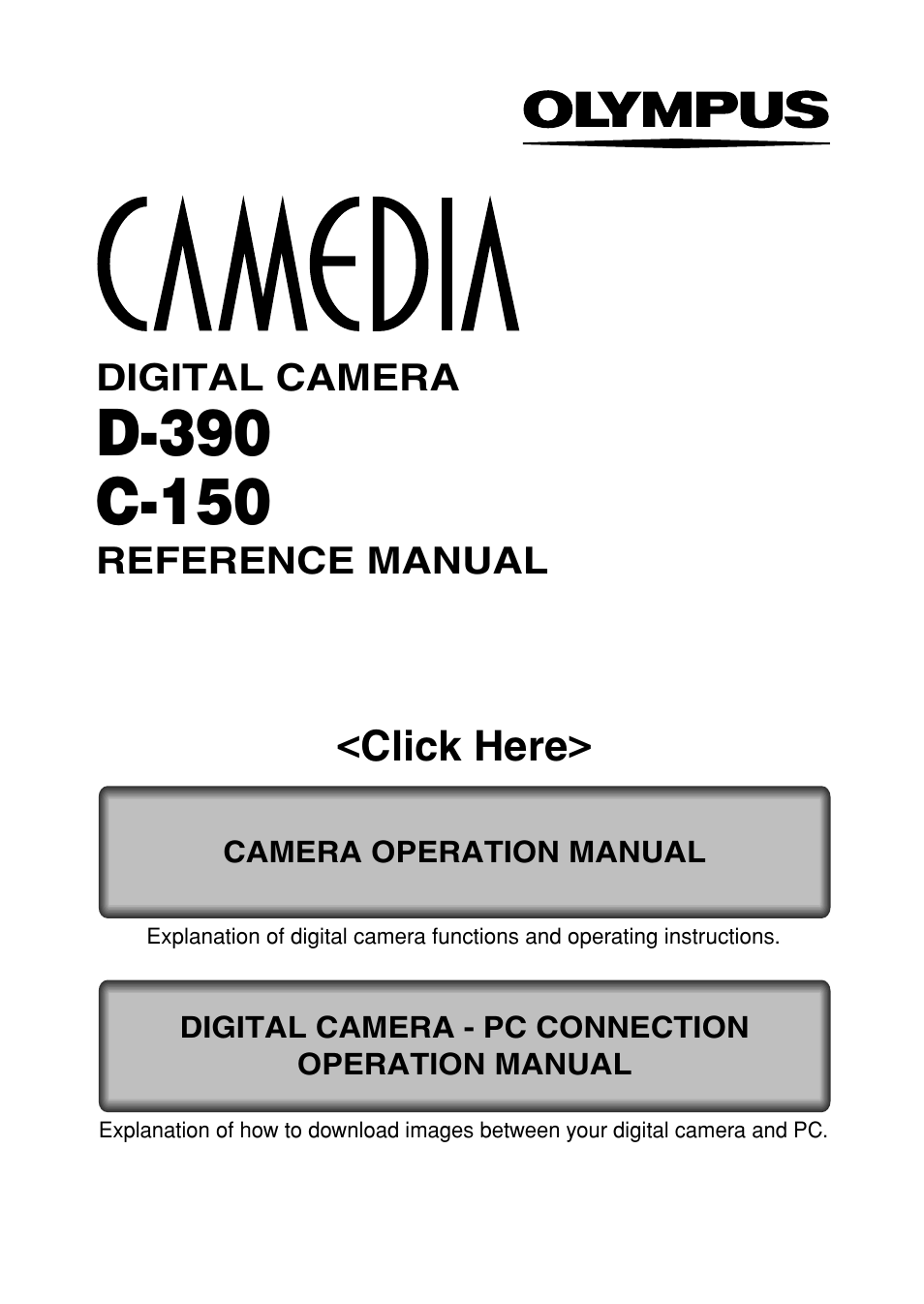 Olympus Comedia C-150 User Manual | 148 pages