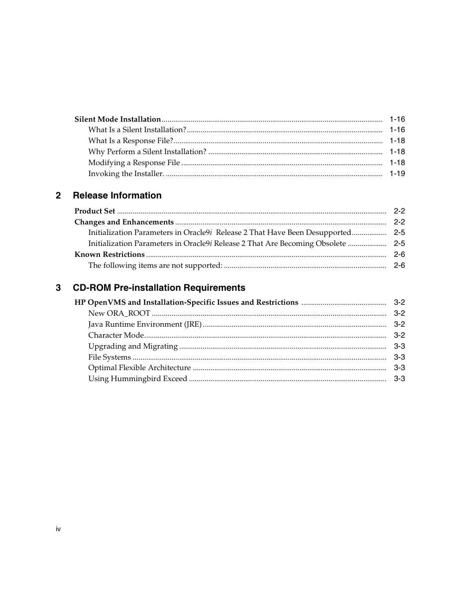 Oracle Audio Technologies ORACLE9I B10508-01 User Manual | Page 4 / 186
