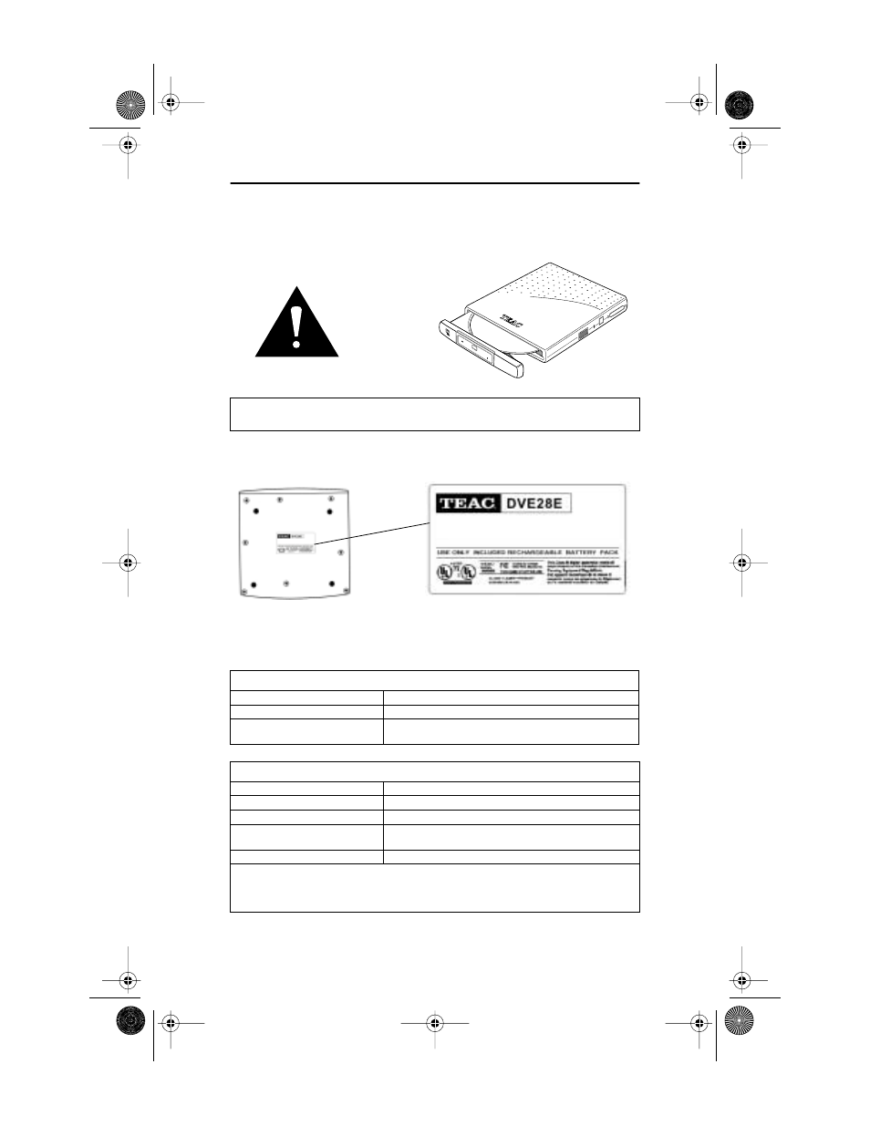 Safety information | Teac PortaDVD User Manual | Page 4 / 27