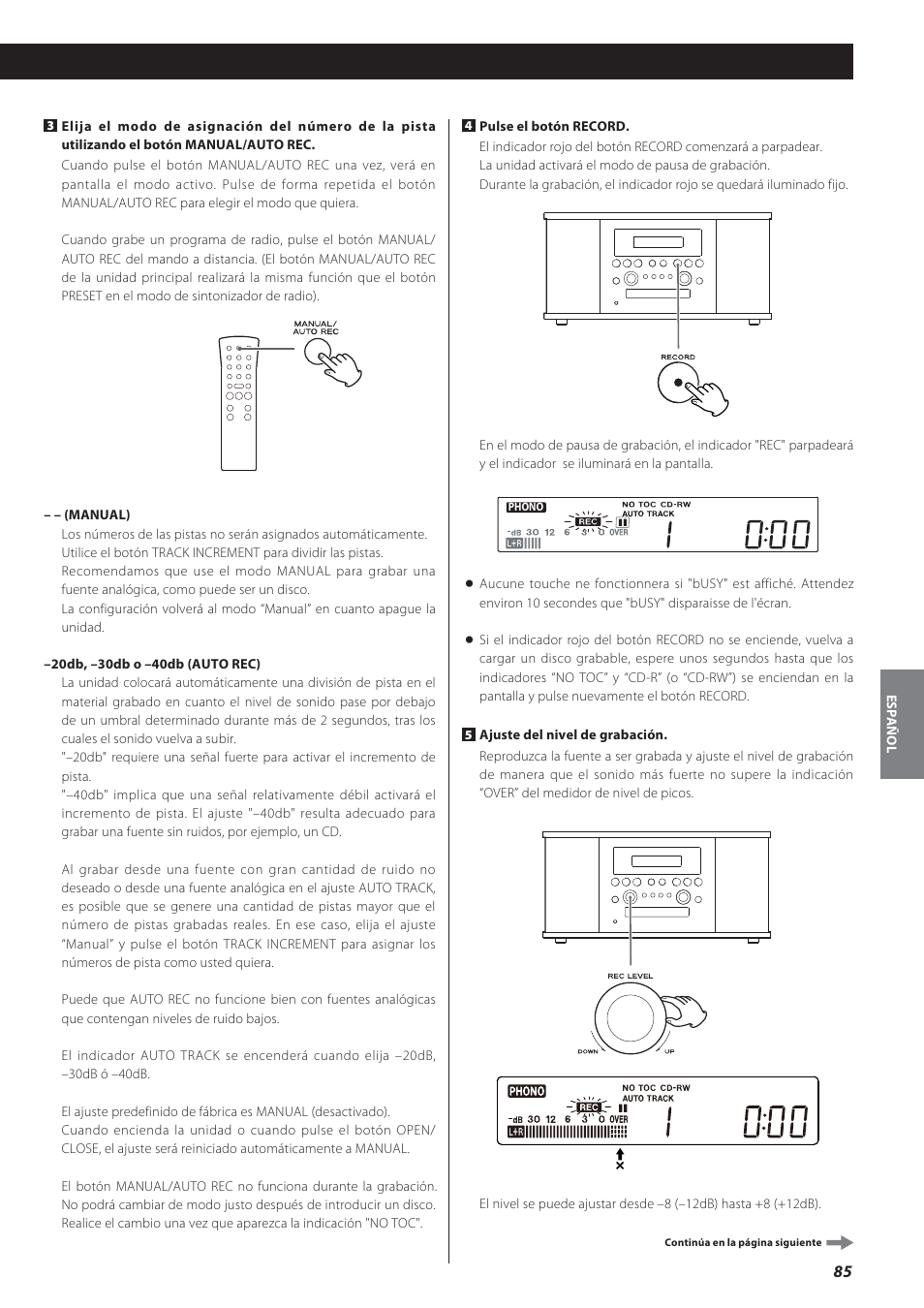Teac GF-550 User Manual | Page 85 / 96
