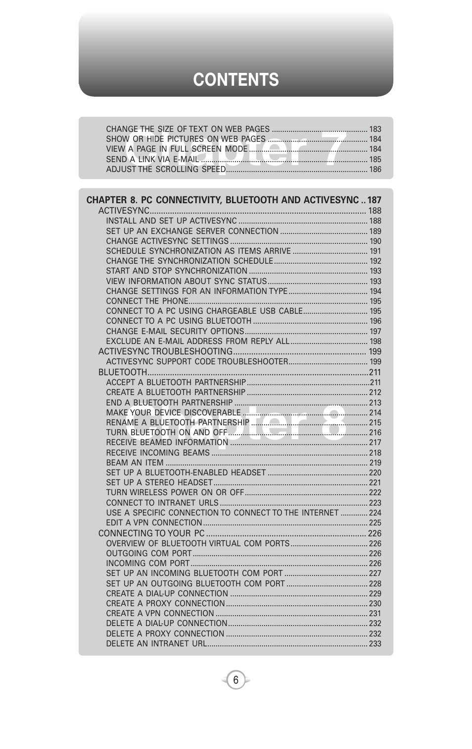 UTStarcom PN-820 User Manual | Page 8 / 282