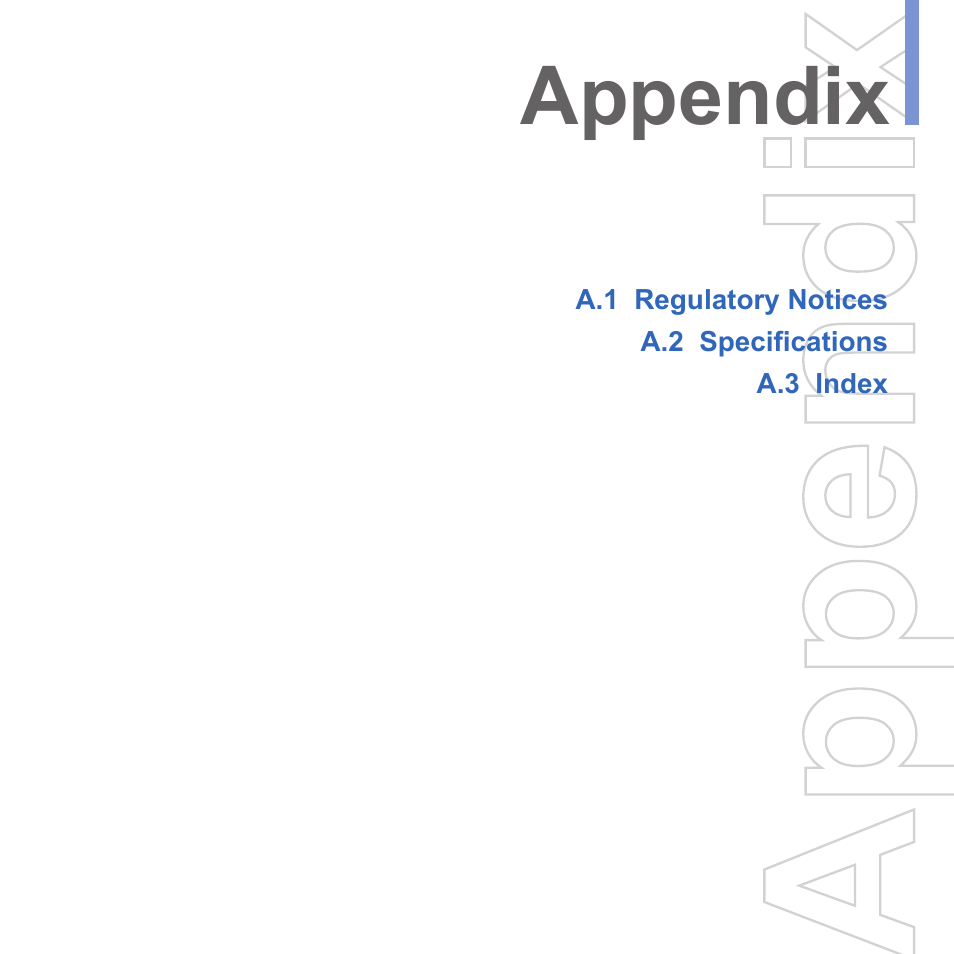 Appendix | UTStarcom PPC-6700 User Manual | Page 137 / 149